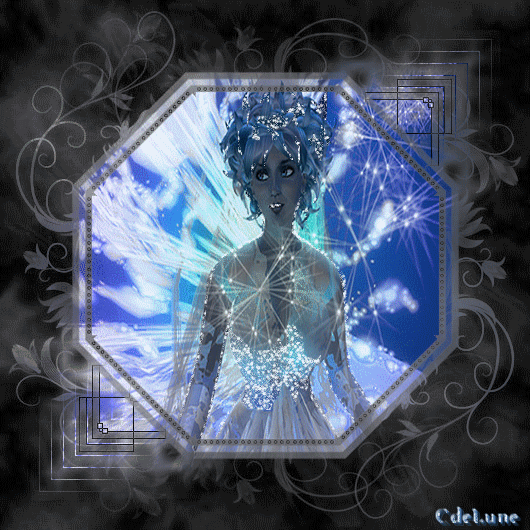 Cadre fée de cristal